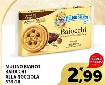 Premium Supermercati MULINO BIANCO BAIOCCHI ALLA NOCCIOLA 336 GR offerta