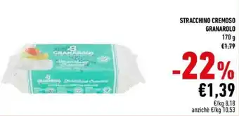 Conad City Granarolo Straccino Cremoso 170g offerta