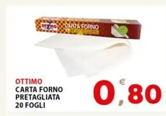 Premium Supermercati OTTIMO CARTA FORNO PRETAGLIATA 20 FOGLI offerta