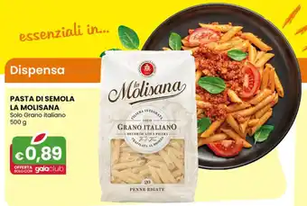 Gala Supermercati PASTA DI SEMOLA LA MOLISANA Solo Grano italiano 500 g offerta