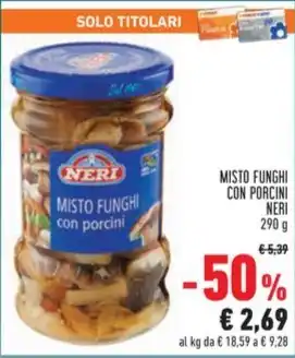 Conad Superstore MISTO FUNGHI CON PORCINI NERI offerta