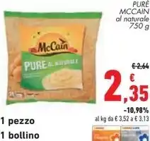 Conad Superstore PURE MCCAIN al naturale 750 g offerta