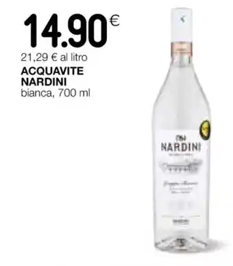 Coop ACQUAVITE NARDINI bianca, 700 ml offerta