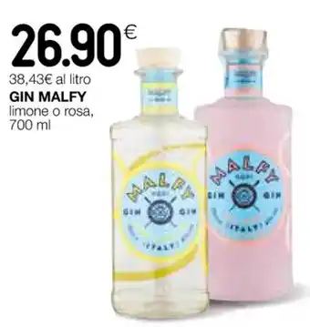Coop GIN MALFY limone o rosa, 700 ml offerta