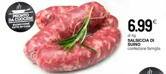 Coop SALSICCIA DI SUINO confezione famiglia offerta