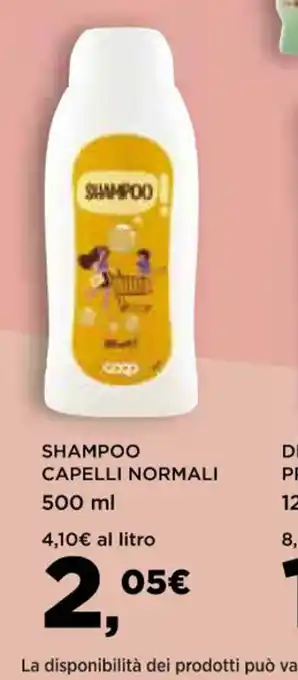 Coop SHAMPOO CAPELLI NORMALI 500 ml offerta