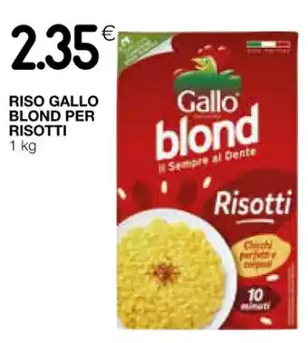 Coop RISO GALLO BLOND PER RISOTTI 1 kg offerta