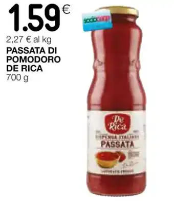 Coop PASSATA DI POMODORO DE RICA 700 g offerta