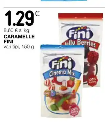Coop CARAMELLE FINI vari tipi, 150 g offerta