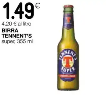 Coop BIRRA TENNENT'S super, 355 ml offerta