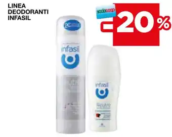 Coop LINEA DEODORANTI INFASIL offerta