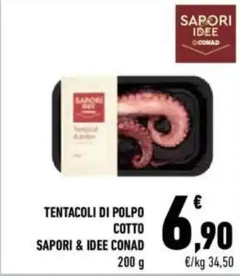 Conad City Conad Sapori & Idee Tentacoli di Polpa Cotto 200g offerta