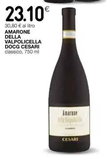 Coop AMARONE DELLA VALPOLICELLA DOCG CESARI classico, 750 ml offerta
