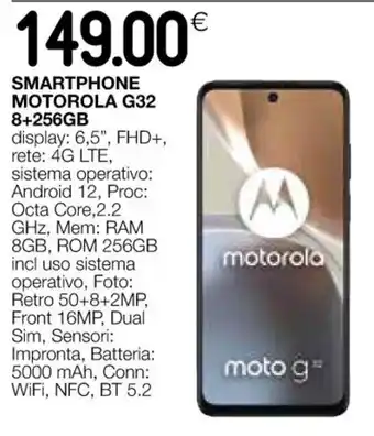Coop SMARTPHONE MOTOROLA G32 8+256GB offerta