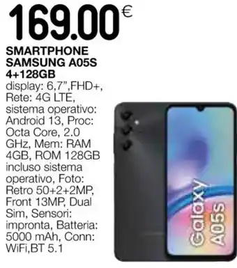 Coop SMARTPHONE SAMSUNG A05S 4+128GB offerta