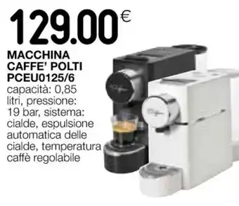 Coop MACCHINA CAFFE' POLTI PCEU0125/6 offerta