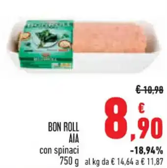 Conad Superstore BON ROLL AIA con spinaci 750 g offerta