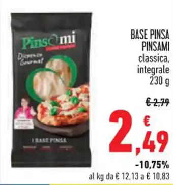 BASE PINSA PINSAMI classica, integrale 230 g
