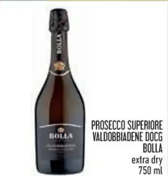 Conad Superstore PROSECCO SUPERIORE VALDOBBIADENE DOCG BOLLA extra dry 750 ml offerta