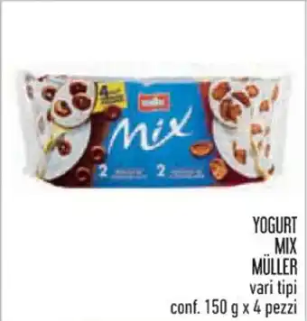 Conad Superstore YOGURT MIX MÜLLER vari tipi conf. 150 g x 4 pezzi offerta