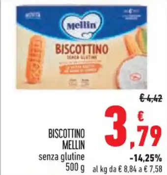 Conad Superstore BISCOTTINO MELLIN senza glutine 500 g offerta