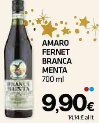 AMARO FERNET BRANCA MENTA 700 ml