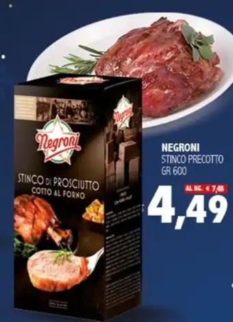 NEGRONI STINCO PRECOTTO GR 600