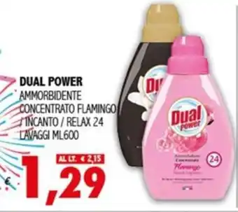 DUAL POWER AMMORBIDENTE CONCENTRATO FLAMINGO INCANTO/RELAX 24 LAVAGGI ML600