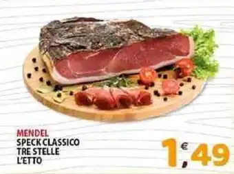MENDEL SPECK CLASSICO TRE STELLE L'ETTO