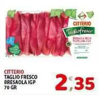 Mio Market CITTERIO TAGLIO FRESCO BRESAOLA IGP 70 GR offerta