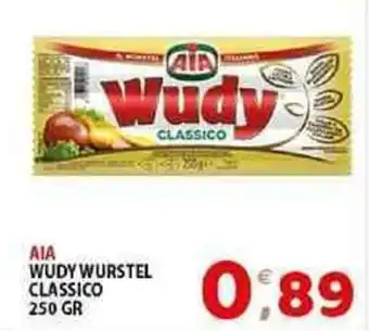 Mio Market AIA WUDY WURSTEL CLASSICO 250 GR offerta