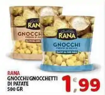 Mio Market RANA GNOCCHI/GNOCCHETTI DI PATATE 500 GR offerta