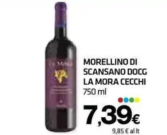 Superconti MORELLINO DI SCANSANO DOCG LA MORA CECCHI 750 ml offerta