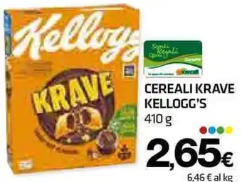 Superconti CEREALI KRAVE KELLOGG'S 410 g offerta