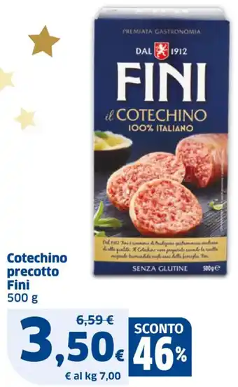 Sigma Cotechino precotto Fini 500 g offerta