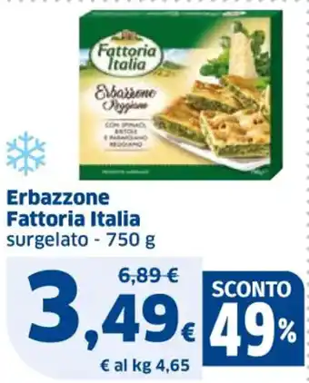 Sigma Erbazzone Fattoria Italia surgelato - 750 g offerta