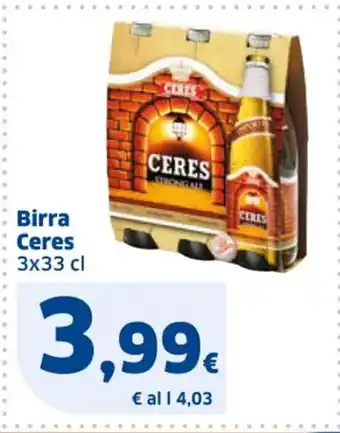 Sigma Birra Ceres 3x33 cl offerta