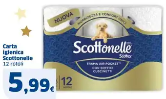 Sigma Carta igienica Scottonelle 12 rotoli offerta