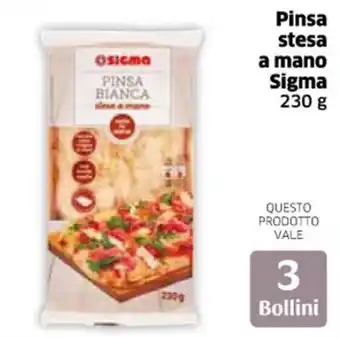 Sigma Pinsa stesa a mano Sigma 230 g offerta
