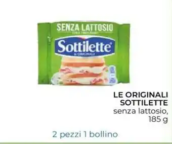 Conad City Sottilette Le Originali 185g offerta