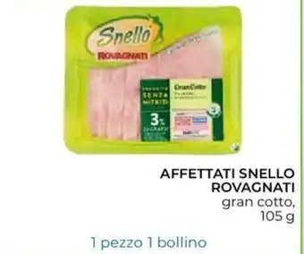 Conad City Rovagnati Affettati Snello 105g offerta