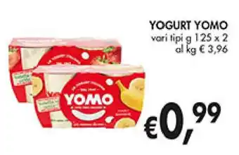 Coal YOGURT YOMO vari tipi g 125 x 2 al kg offerta