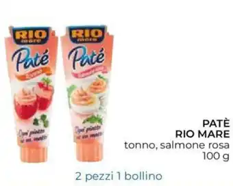 Conad City Rio Mare Patè 100g offerta