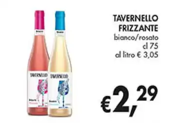 Coal TAVERNELLO FRIZZANTE bianco/rosato cl 75 offerta