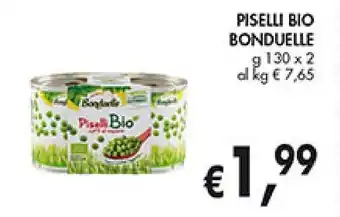 Coal PISELLI BIO BONDUELLE g 130 x 2 offerta