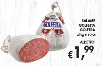 èccoMI SALAME GOLFETTA GOLFERA offerta