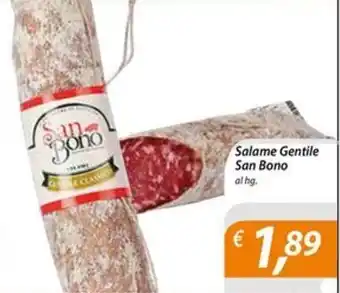 Salame Gentile San Bono