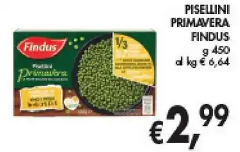 èccoMI PISELLINI PRIMAVERA FINDUS g 450 offerta