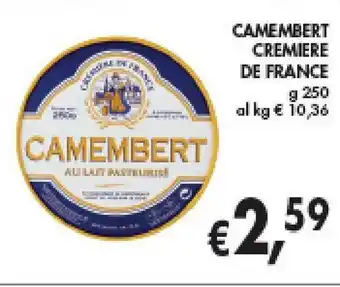 CAMEMBERT CREMIERE DE FRANCE g 250