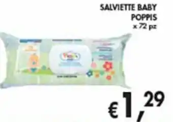 SALVIETTE BABY POPPIS x 72 pz